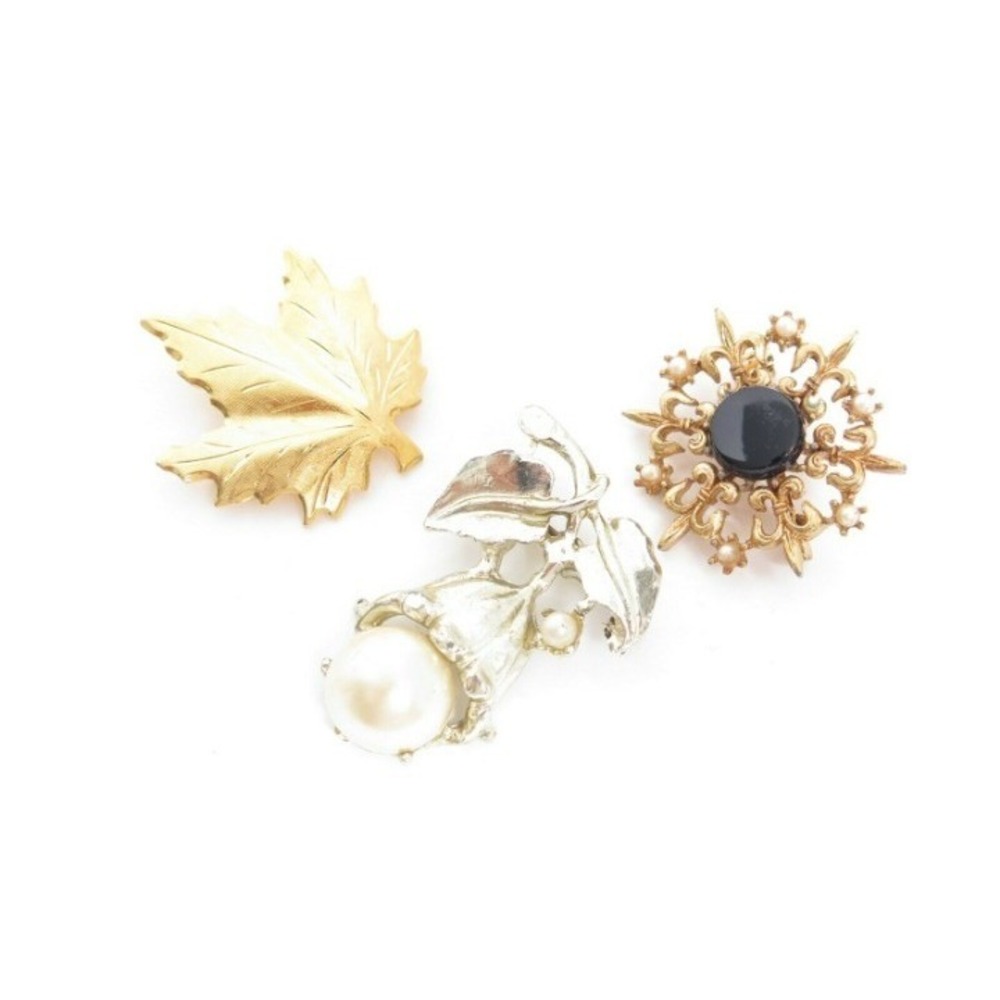 VINTAGE GOLD SCATTER PINS BROOCH LOT